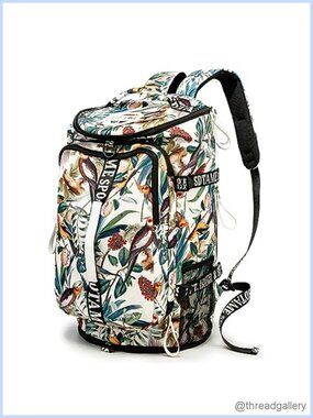 Waterproof Gym Duffle Bag Backpack with Shoe Compartment